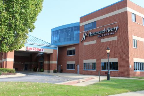 Exterior of Hammond-Henry Hospital