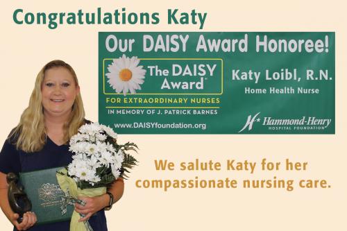 Hammond-Henry Hospital DAISY Award Winner Katy Loibl